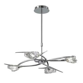 Eclipse Polished Chrome Ceiling Lights Mantra Multi Arm Fittings